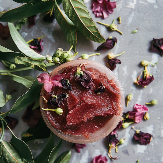 Sag trockenen, lockigen Haaren Lebewohl mit Hibiskus und Mangobutter