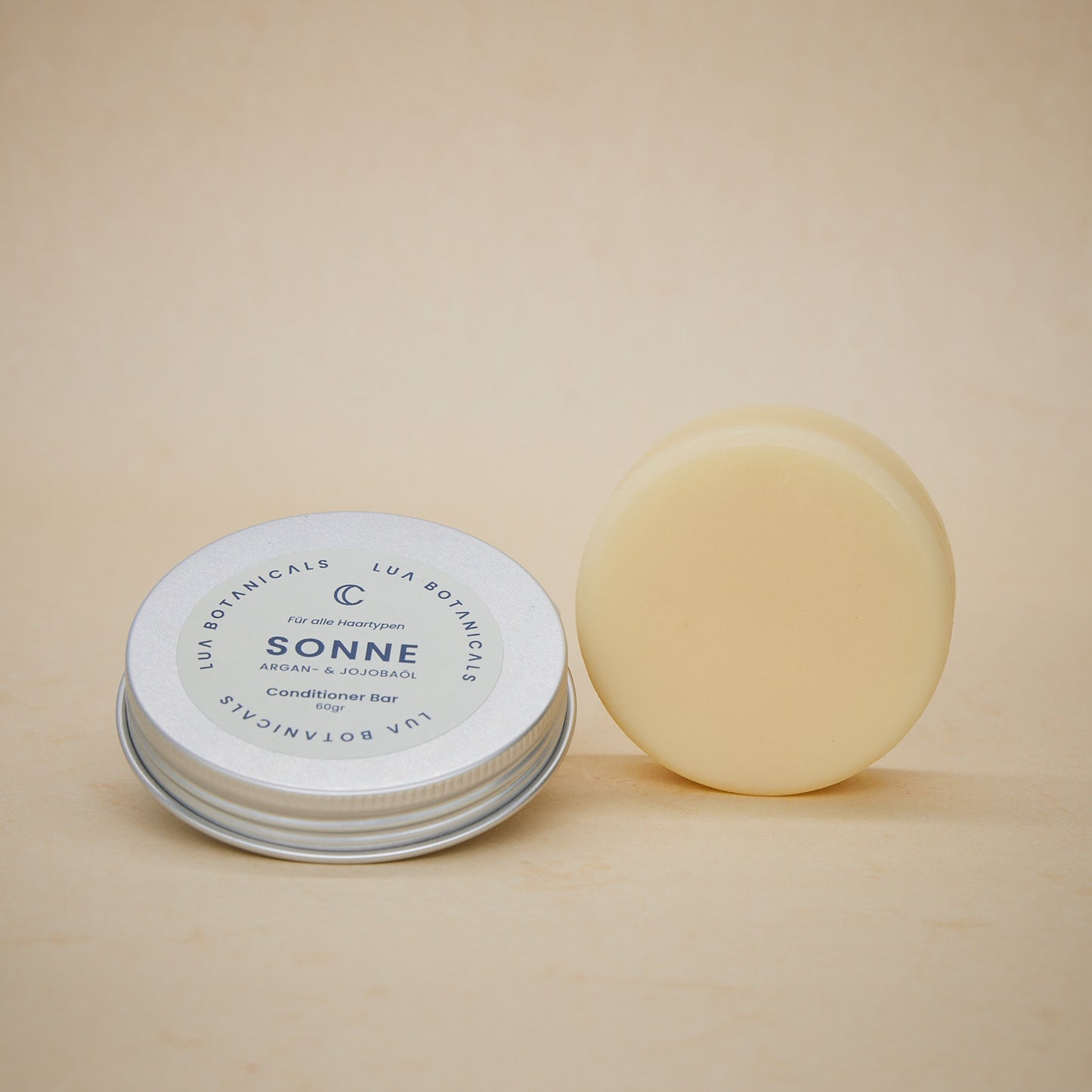 Solid conditioner "SONNE" for all hair types - with argan &amp; jojoba oil